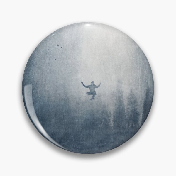 Item preview, Inner Peace - Monochrome Surreal and Moody Landscape  designed and sold by Dyrk Wyst Redbubble Shop.