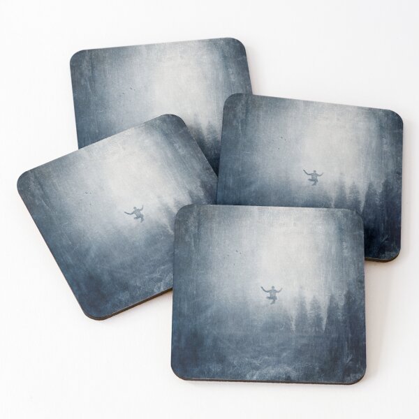 Item preview, Inner Peace - Monochrome Surreal and Moody Landscape  designed and sold by Dyrk Wyst Redbubble Shop.