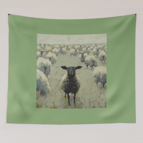 Item preview, Black Sheep of the Family (Impressionist) designed and sold by Samuelsboro.