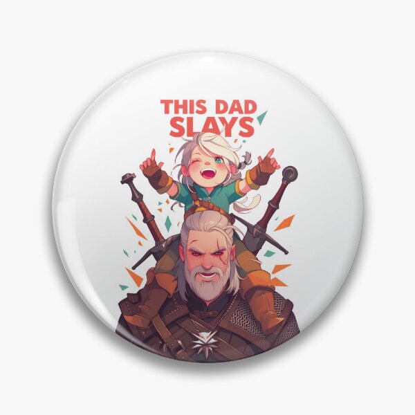 Item preview, This Dad Slays - Father's Day Gift - Witcher designed and sold by Fenay Designs.