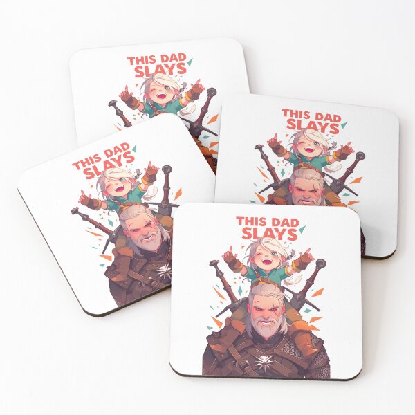 Item preview, This Dad Slays - Father's Day Gift - Witcher designed and sold by Fenay Designs.