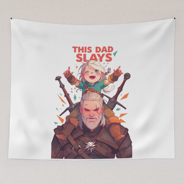 Item preview, Este papá mata - Regalo del Día del Padre - Witcher designed and sold by Fenay Designs.