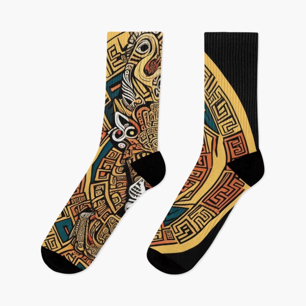 Item preview, Abstract , Aztec , Maya , Mexica , Jaguar , Copper , Yellow , Orange , Warrior , Painting , Poster , anime posters , anime stickers , iPhone Case , Wall Art designed and sold by fineartstyles4u.