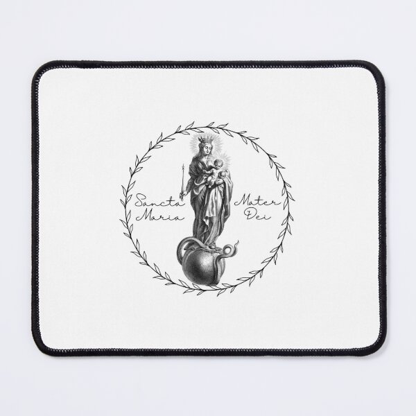 Item preview, Mary "Sancta Maria, Mater Dei" - Black designed and sold by MaterDeiArt.