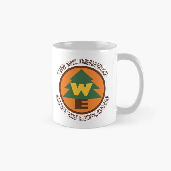 Item preview, The Wilderness Must Be Explored! Tree Badge designed and sold by YonderAndBeyond.