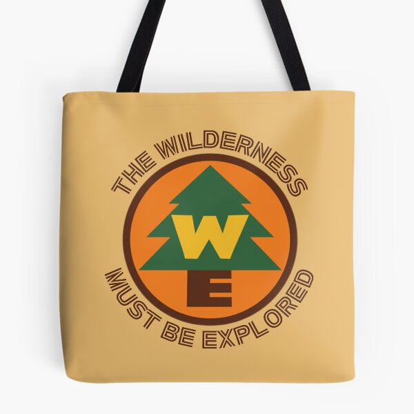 Item preview, The Wilderness Must Be Explored! Tree Badge designed and sold by YonderAndBeyond.