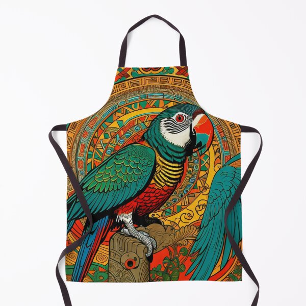 Item preview, Parrot, Abstract , Aztec , Maya , Jaguar , Copper , Yellow , Orange , Warrior , Painting , Poster , anime posters , anime stickers , iPhone Case , Wall Art designed and sold by fineartstyles4u.