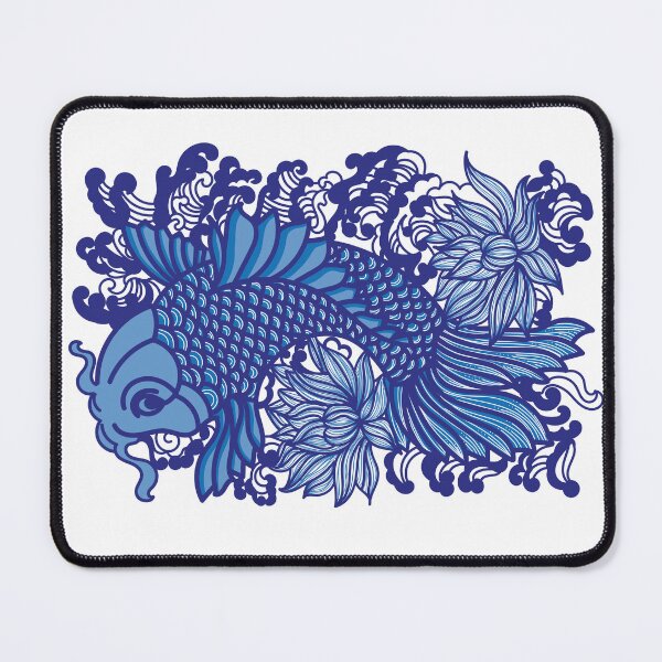 Item preview, Blue Koi Carp designed and sold by Stacey Young.