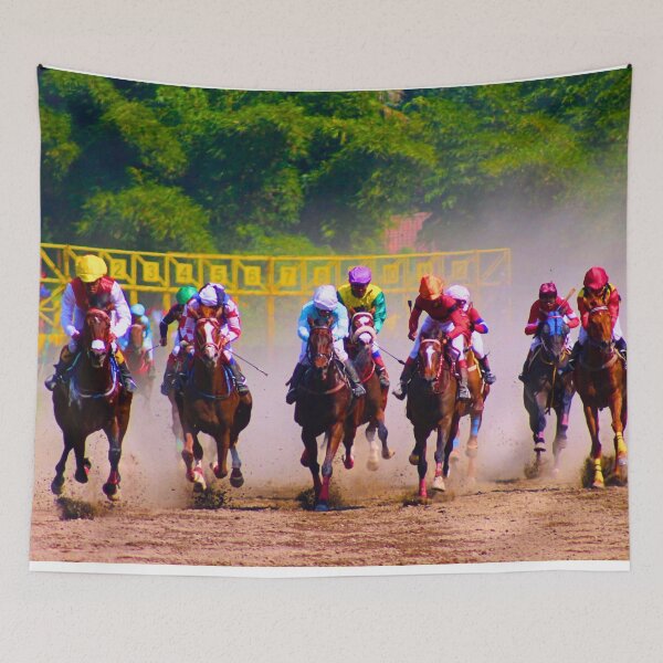 Item preview, Kentucky Derby Preakness Belmont Triple Crown Horse Racing Photograph designed and sold by julyperson.
