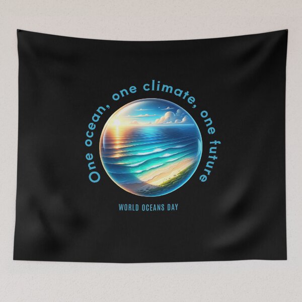 Item preview, One ocean, one climate, one future - World Oceans Day designed and sold by Pflugart.