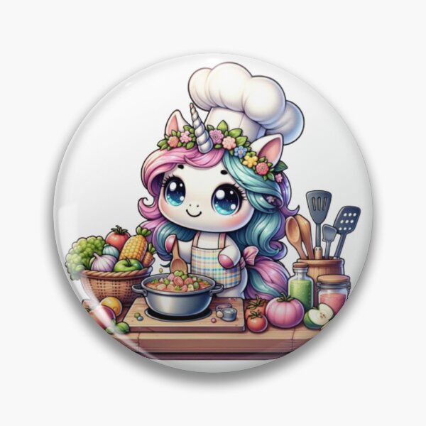 Item preview, Cute Unicorn chef designed and sold by UrbanEkko.