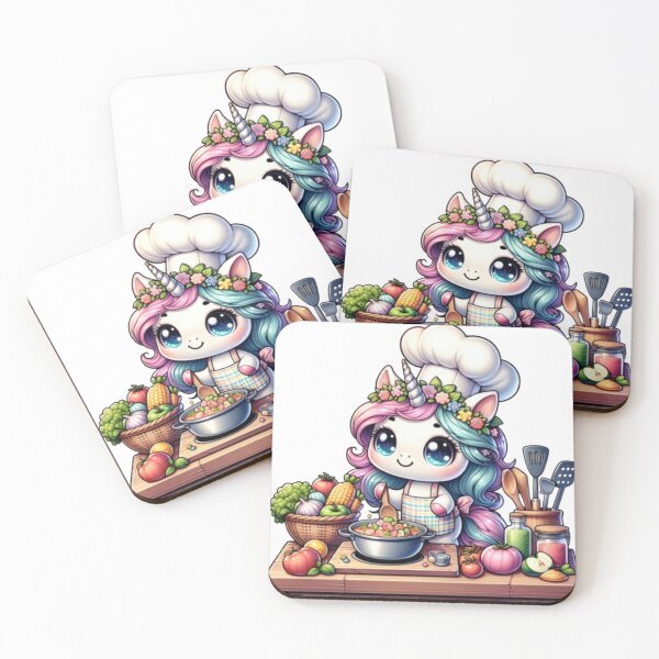 Item preview, Cute Unicorn chef designed and sold by UrbanEkko.