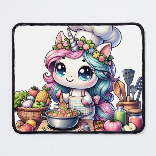Item preview, Cute Unicorn chef designed and sold by UrbanEkko.