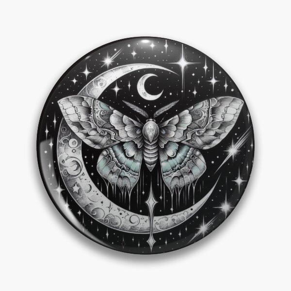 Item preview, MOTH,WITCHY,MOON,LUNA MOTH,MAGIC,DARK BOTANIC,SPIRIT ANIMALS,SPIRIT SOUL designed and sold by GingerWolfArt.