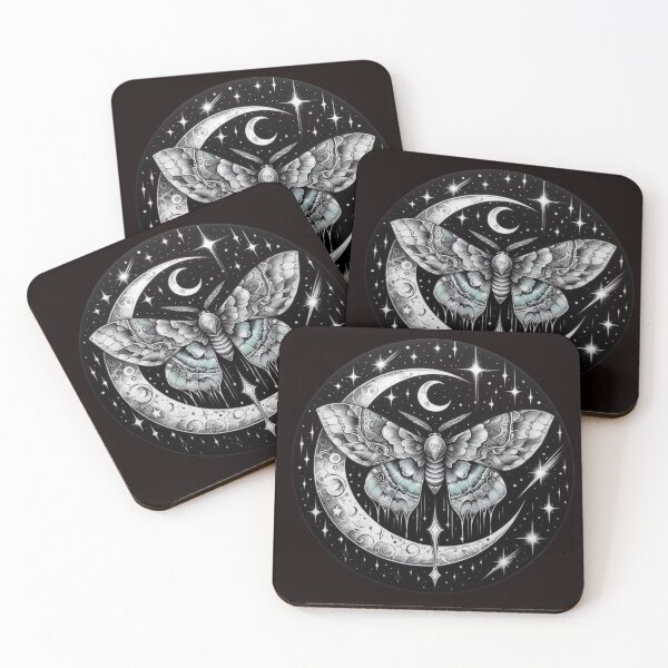 Item preview, MOTH,WITCHY,MOON,LUNA MOTH,MAGIC,DARK BOTANIC,SPIRIT ANIMALS,SPIRIT SOUL designed and sold by GingerWolfArt.