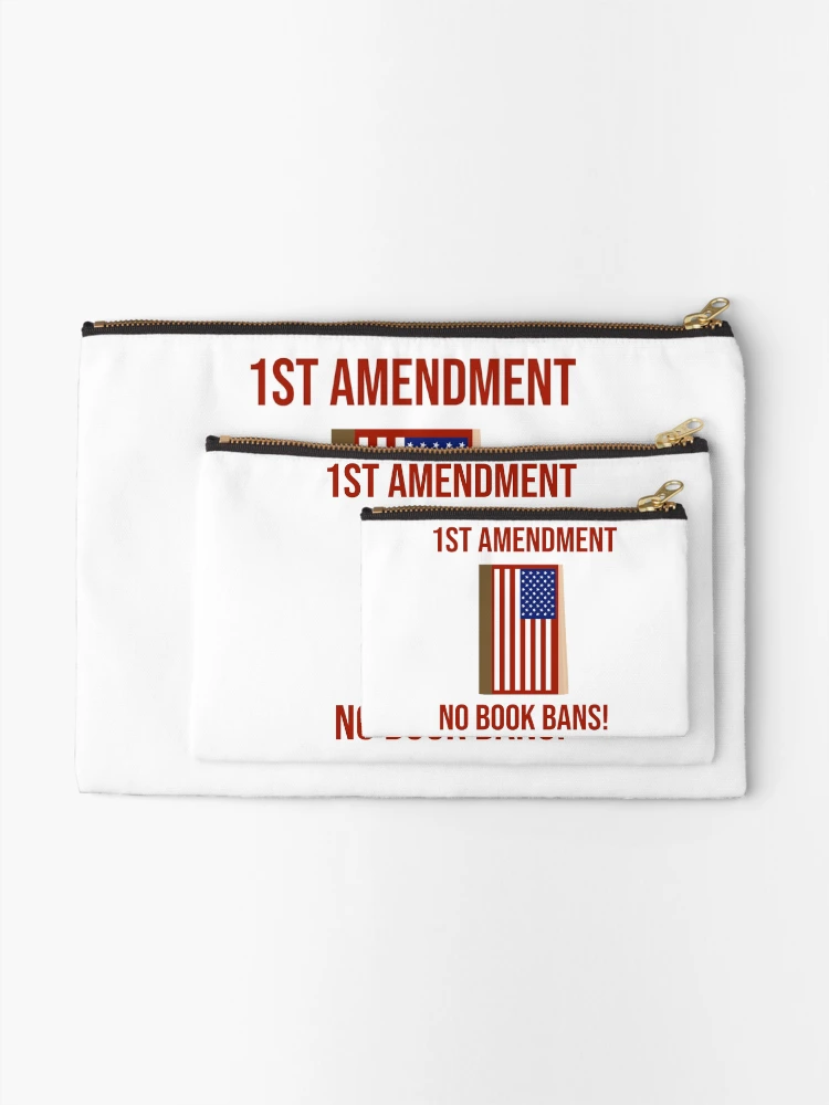 Thumbnail 2 of 4, Zipper Pouch, 1st amendment designed and sold by Rachel the Artist .