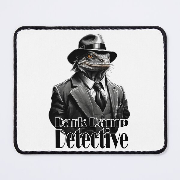 Item preview, Dark Damp Detective - Lizard in a Suit Artwork by LaLi Designs designed and sold by LaLi-Designs.