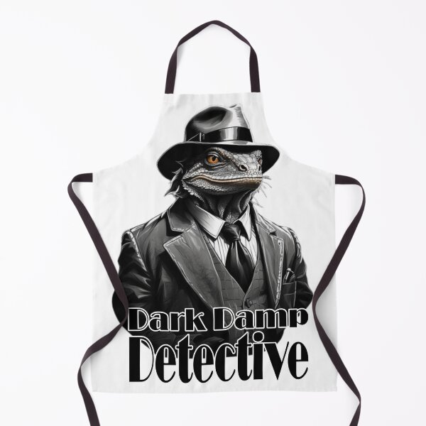 Item preview, Dark Damp Detective - Lizard in a Suit Artwork by LaLi Designs designed and sold by LaLi-Designs.