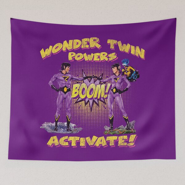 Item preview, Wonder Twins Worn Out designed and sold by Alema Art.