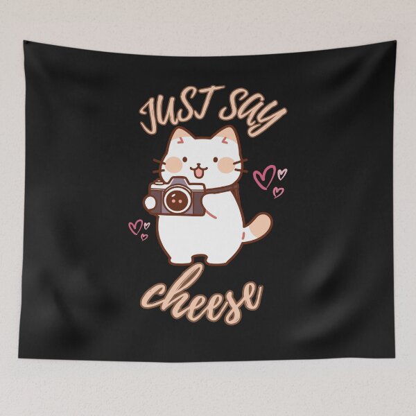 Item preview, Just say cheese,cat holding camera designed and sold by belladesign7.