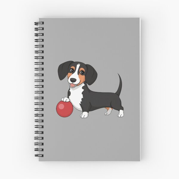 Item preview, Tri-Colored Drever Playing With A Ball designed and sold by MGRcompany.