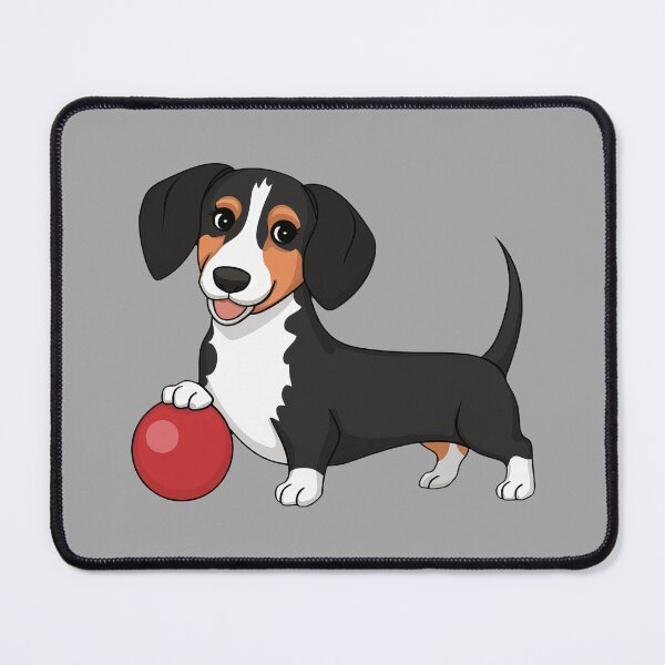 Item preview, Tri-Colored Drever Playing With A Ball designed and sold by MGRcompany.