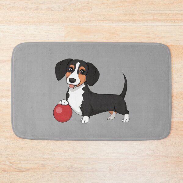 Item preview, Tri-Colored Drever Playing With A Ball designed and sold by MGRcompany.