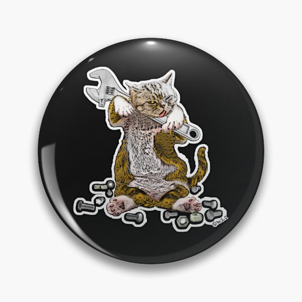 Item preview, Working Cat Technician designed and sold by Jay Chamberlin.