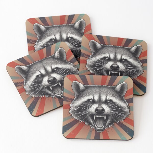 Item preview, Mapache come basura, sé libre designed and sold by FatGiantCat.