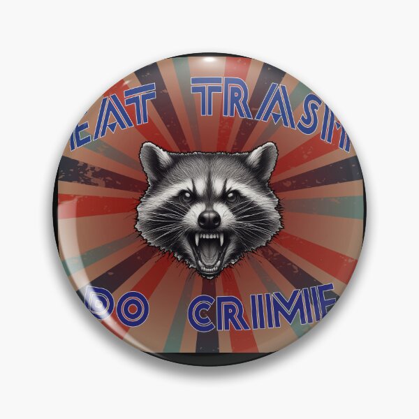 Item preview, Mapache come basura y comete delitos. designed and sold by FatGiantCat.
