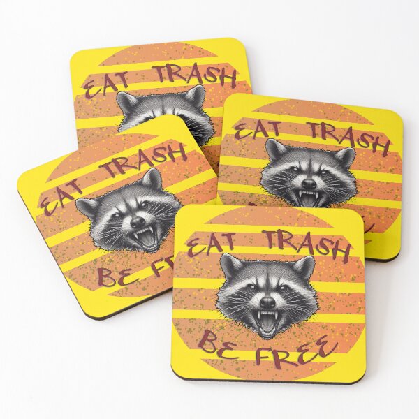 Item preview, Mapache Come Basura SE LIBRE designed and sold by FatGiantCat.