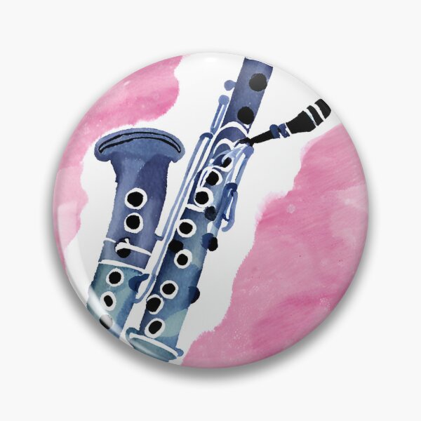 Item preview, watercolour clarinet wall art designed and sold by profiler221b.