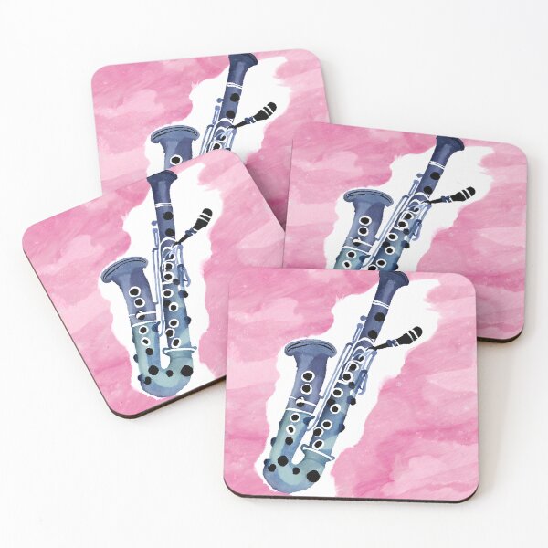 Item preview, watercolour clarinet wall art designed and sold by profiler221b.