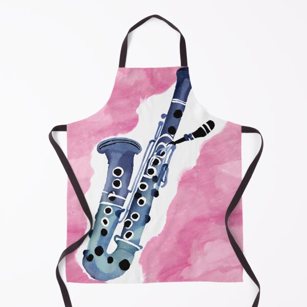Item preview, watercolour clarinet wall art designed and sold by profiler221b.