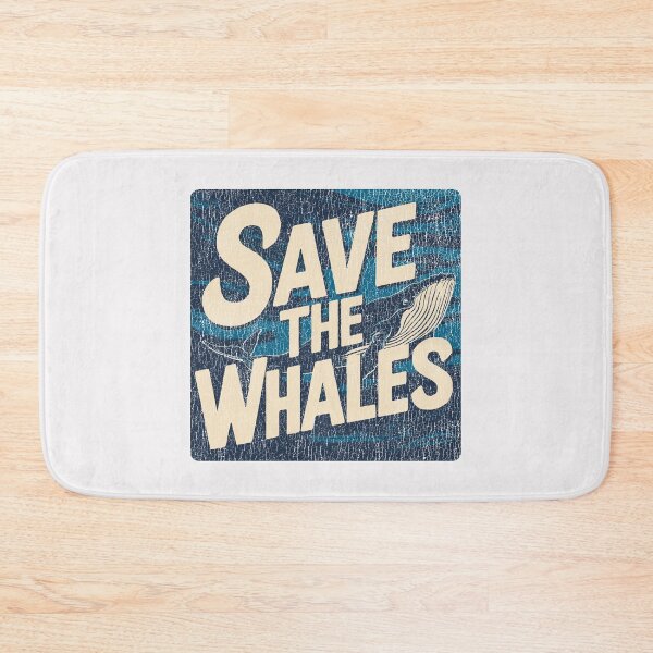 Item preview, Save the whales retro style. designed and sold by paulo silveira.