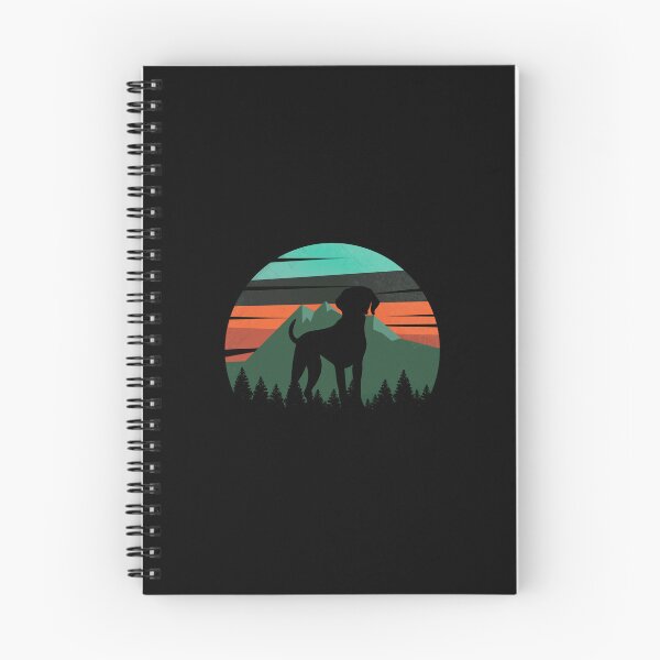 Item preview, Retro Green Mountains Sky German Shorthaired Pointer Gift designed and sold by Guarddogdrive.
