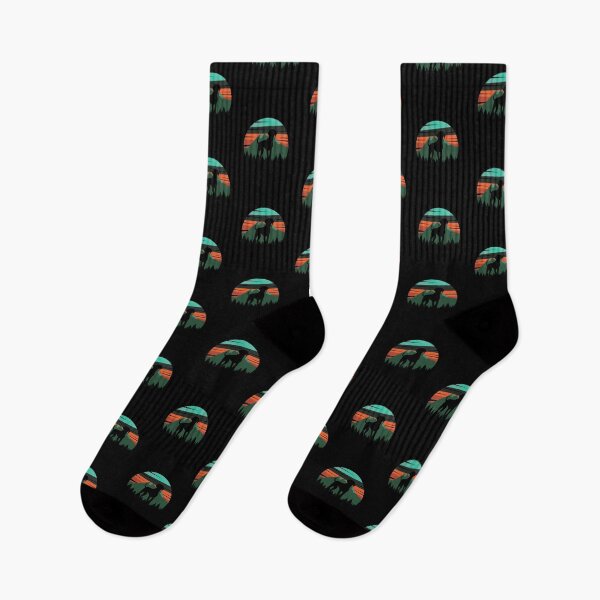 Item preview, Retro Green Mountains Sky German Shorthaired Pointer Gift designed and sold by Guarddogdrive.