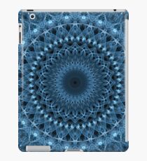 Light and dark blue mandala iPad Case/Skin