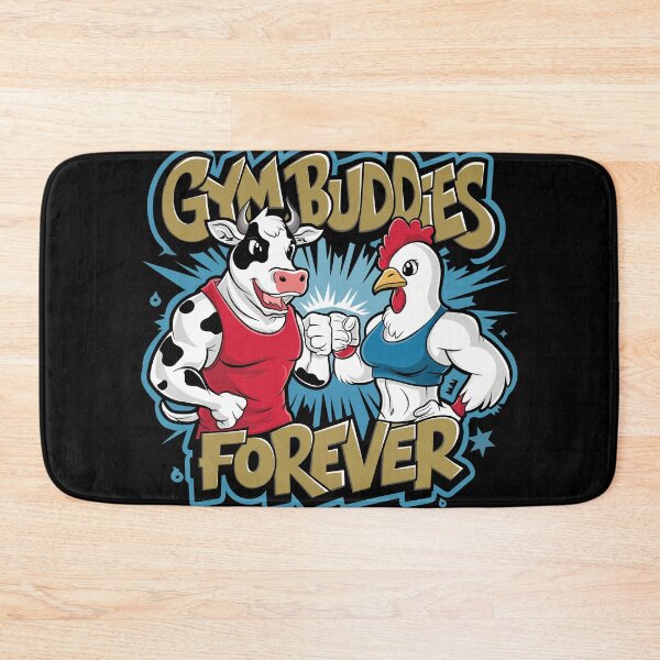 Item preview, Funny Gym Buddies Forever Workout Partners Gym Lovers designed and sold by Quirky Shirts.