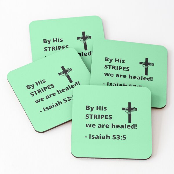 Item preview, Isaiah 53:5 By HIS stripes we are healed! designed and sold by MGonline.