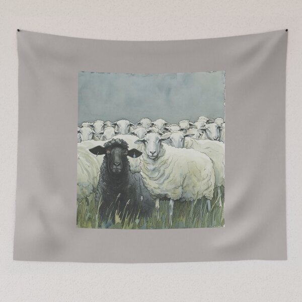 Item preview, Black Sheep of the Family (Sad Sheep) designed and sold by Samuelsboro.