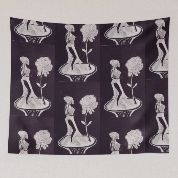 Item preview, woman,the,rose,blooms designed and sold by Valeriartist.
