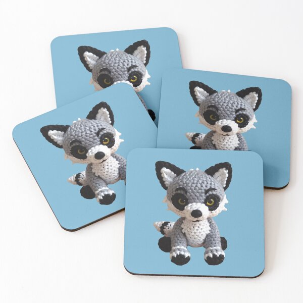 Item preview, Amigurumi Cute Wolf designed and sold by jumpercat.