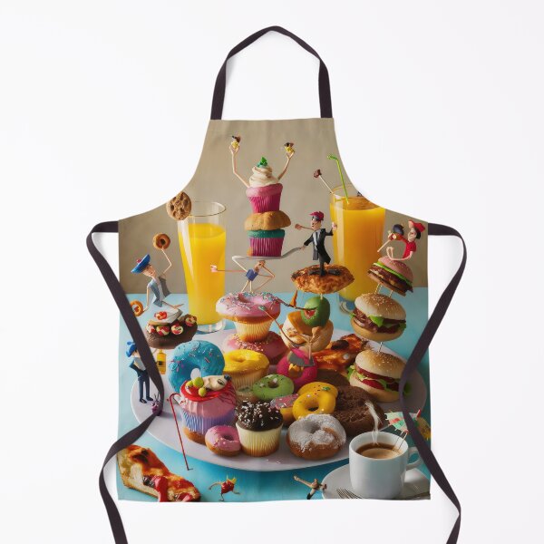 Item preview, Cheerful fast food. designed and sold by MyHappyArtShop.