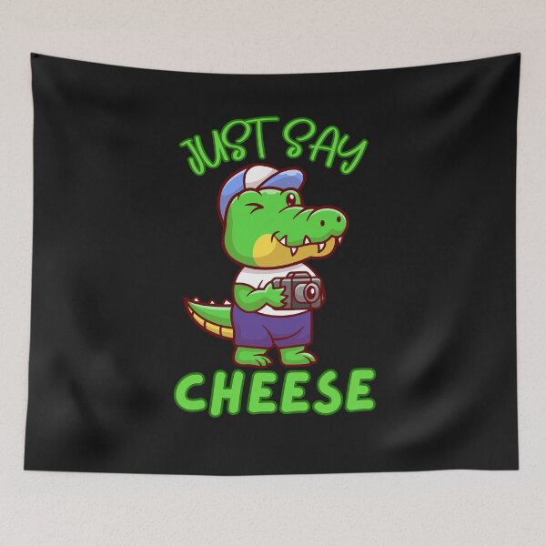 Item preview,  Just say cheese,crocodile photographer designed and sold by belladesign7.