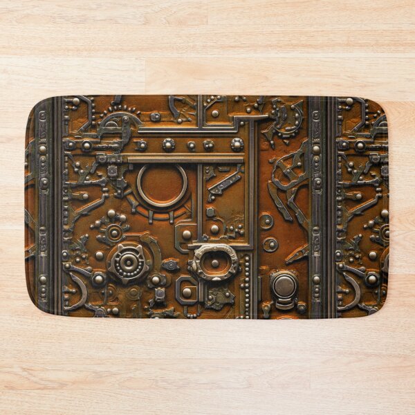 Item preview, Victorian Steampunk Gear Rusty Orange Retrofuturism designed and sold by Eurokollektiv.