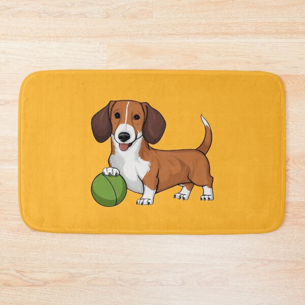 Item preview, Light Brown And White Drever Playing With A Ball designed and sold by MGRcompany.