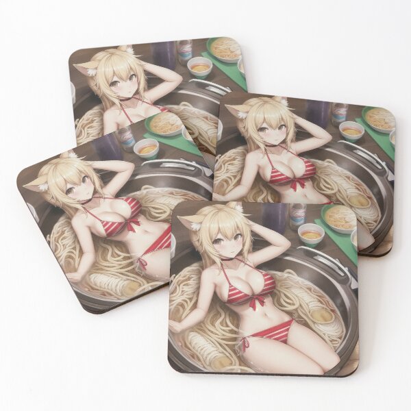 Item preview, Noodle Neko 5, Red stripes and more~ designed and sold by N-Bloc-Customs.