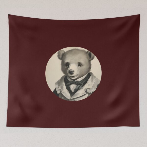 Item preview, Bear Vintage Illustration  designed and sold by JoyPhotoArt.