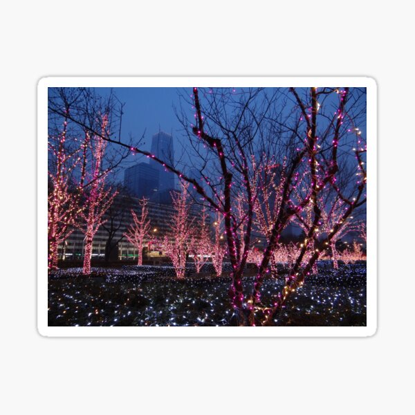 Item preview, Beijing By Night - Pink Trees Glisten In China designed and sold by exploramum.